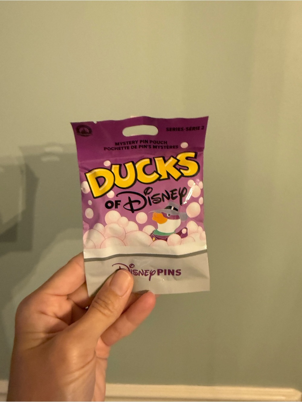 Disney Ducks of Disney Mystery Pin Pouch - Purple and Yellow